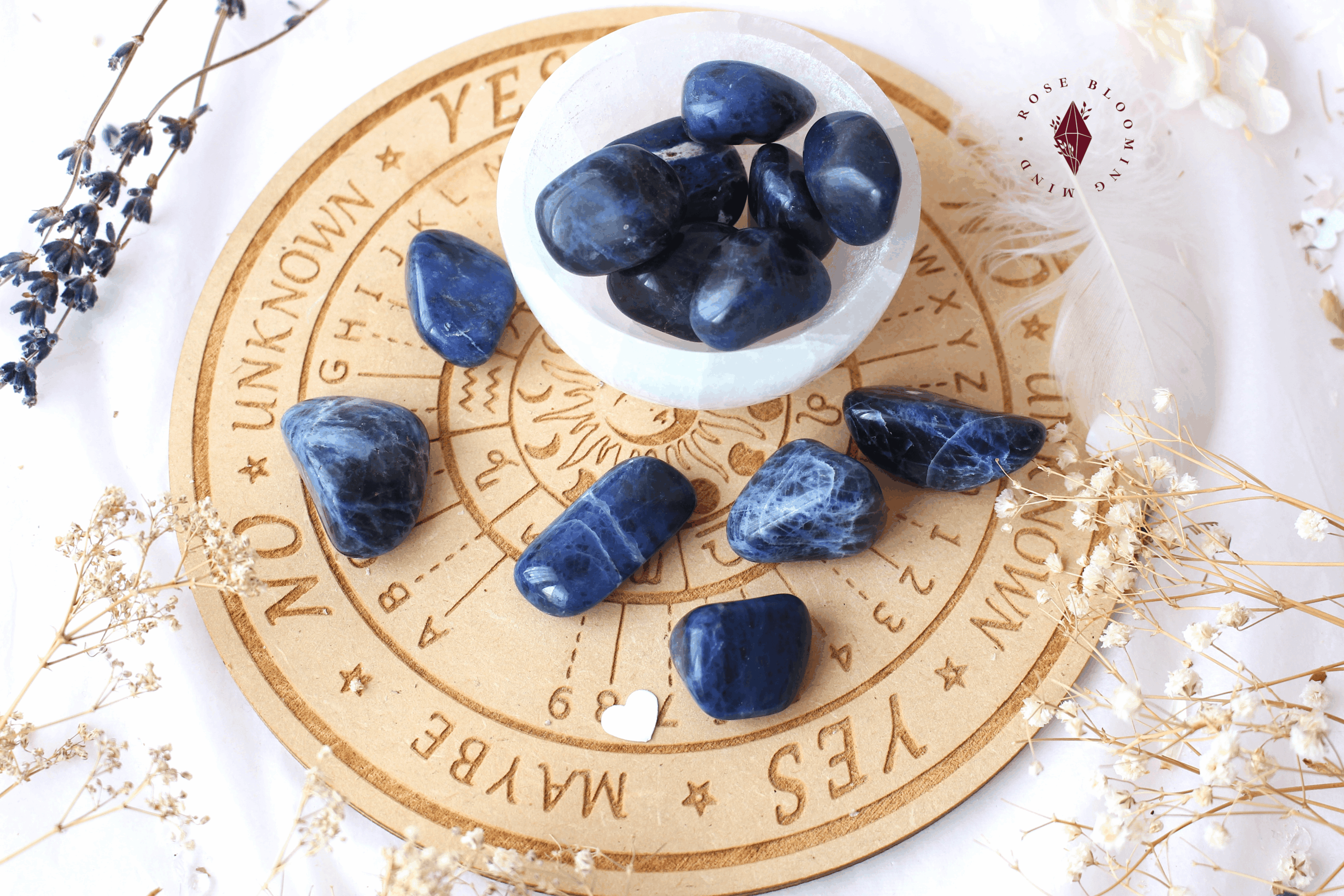 Pierre de Sodalite naturelle
