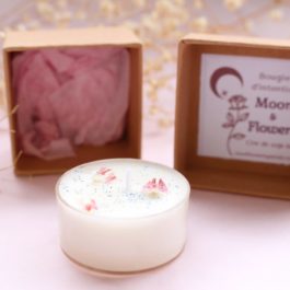 Bougie d’intention Moon & Flowers